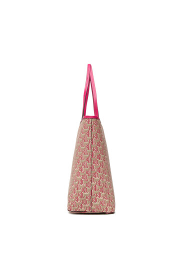 Lauren Ralph Lauren Дамска чанта Collins 36 431871752003 Birch Tan/Parchment/Sport Pink - Mera.bg