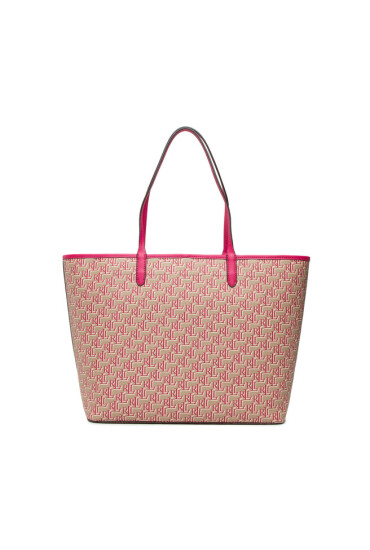 Lauren Ralph Lauren Дамска чанта Collins 36 431871752003 Birch Tan/Parchment/Sport Pink - Mera.bg