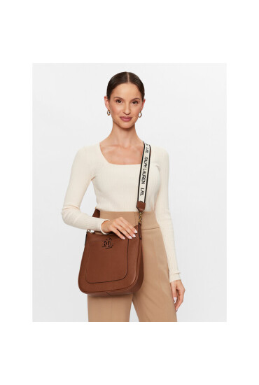 LAUREN RALPH LAUREN Дамска чанта 431908228002 Кафяв - Mera.bg