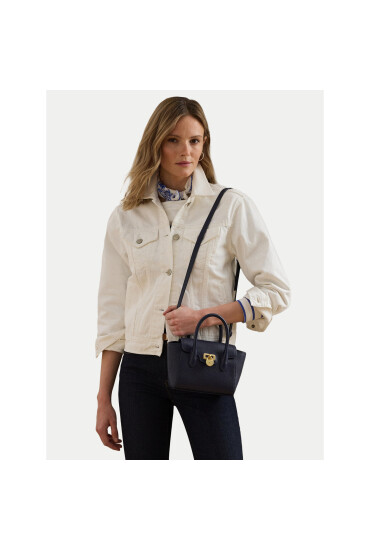 LAUREN RALPH LAUREN Дамска чанта 431969349003 Тъмносин - Mera.bg