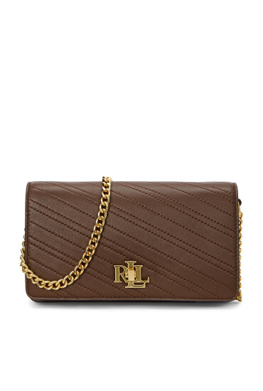 LAUREN RALPH LAUREN Дамска чанта 432951212003 Кафяв - Mera.bg