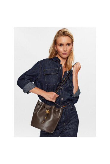 LAUREN RALPH LAUREN Дамска чанта Andie 19 431876723008 Кафяв - Mera.bg