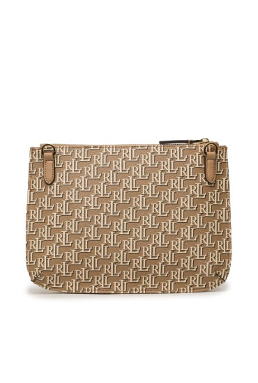 Lauren Ralph Lauren Дамска чанта Jamey 27 431883217004 Brown - Mera.bg