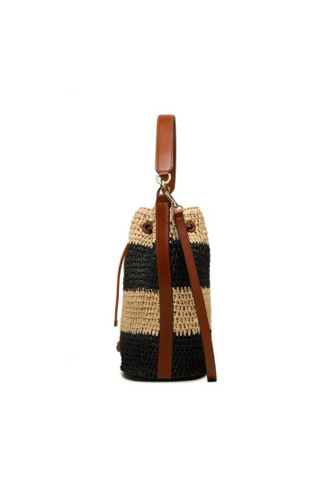 Lauren Ralph Lauren Дамска чанта Andie 25 431891075001 Natural/Black/Lauren Tan - Mera.bg