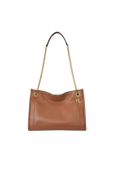 LAUREN RALPH LAUREN Дамска чанта Brdly Md 431980173001 Кафяв - Mera.bg