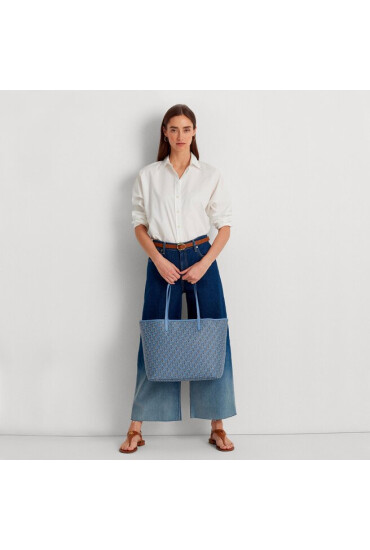 Lauren Ralph Lauren Дамска чанта Collins 36 431871752020 Slate Blue - Mera.bg