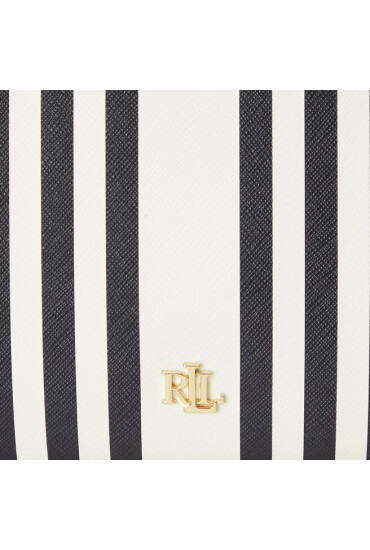 Lauren Ralph Lauren Дамска чанта Hanna 37 431898556007 Frnch Nv/Vanilla Stripe/Lrn Tn - Mera.bg