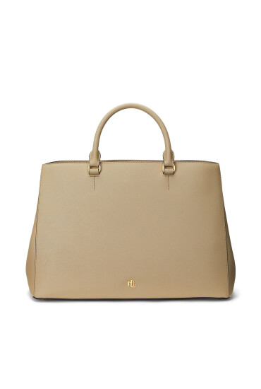 LAUREN RALPH LAUREN Дамска чанта Hanna 431898556023 Бежов - Mera.bg