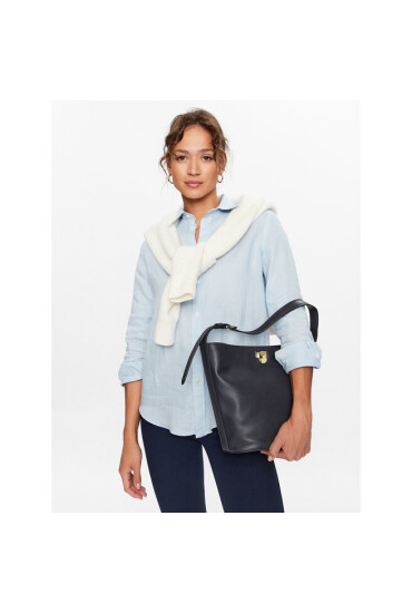 Lauren Ralph Lauren Дамска чанта Harlow 23 431862244015 French Navy - Mera.bg