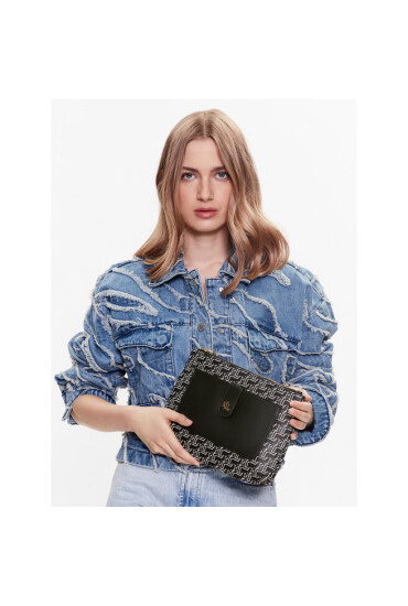 LAUREN RALPH LAUREN Дамска чанта Jamey 27 431883217001 Черен - Mera.bg