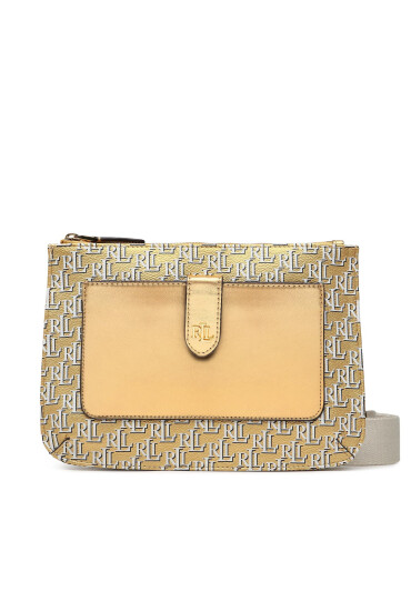 Lauren Ralph Lauren Дамска чанта Jamey 27 431883217011 Modern Gold - Mera.bg