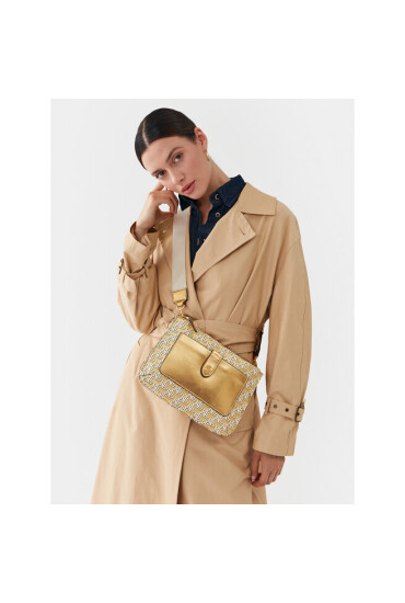 Lauren Ralph Lauren Дамска чанта Jamey 27 431883217011 Modern Gold - Mera.bg