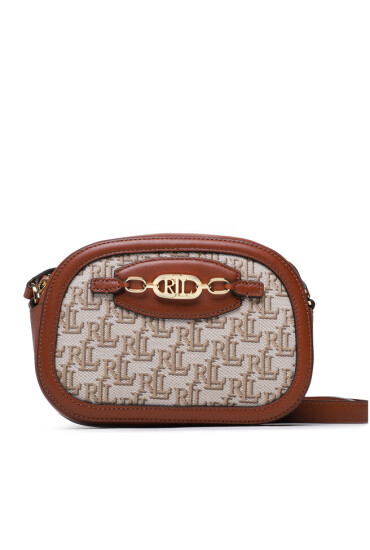 Lauren Ralph Lauren Дамска чанта Jordynn 20 431876433002 Khaki/Tan - Mera.bg