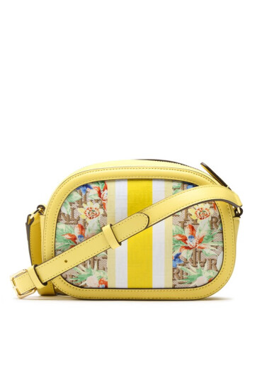 Lauren Ralph Lauren Дамска чанта Jordynn 20 431900621001 Prnt Khaki Mjcqrd/Sunfish Yllw - Mera.bg