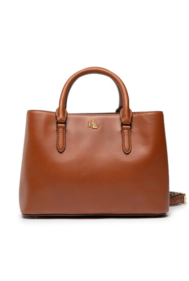 LAUREN RALPH LAUREN Дамска чанта Marcy 26 431876725005 Кафяв - Mera.bg