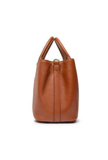 LAUREN RALPH LAUREN Дамска чанта Marcy 26 431876725005 Кафяв - Mera.bg