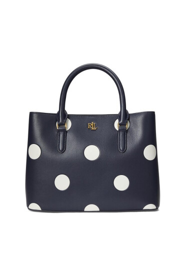 Lauren Ralph Lauren Дамска чанта Marcy 26 431904138001 French Navy/Vanilla - Mera.bg