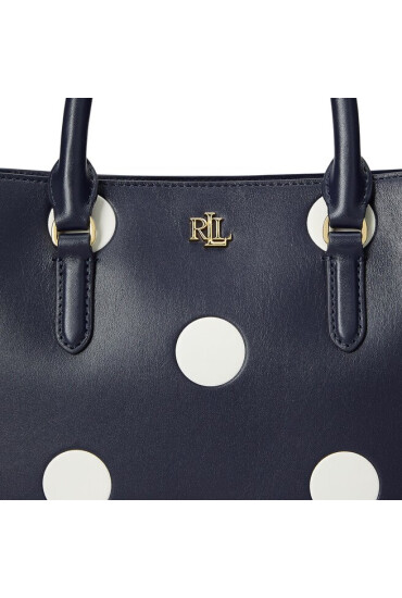 Lauren Ralph Lauren Дамска чанта Marcy 26 431904138001 French Navy/Vanilla - Mera.bg