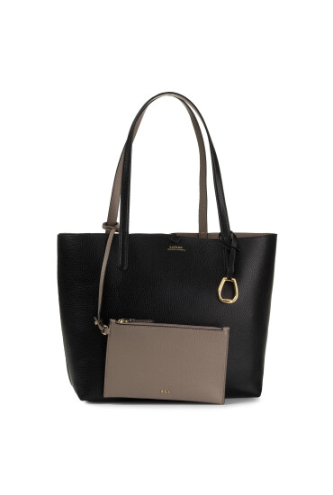 LAUREN RALPH LAUREN Дамска чанта Rvrsble Tote 431795329001 Черен - Mera.bg