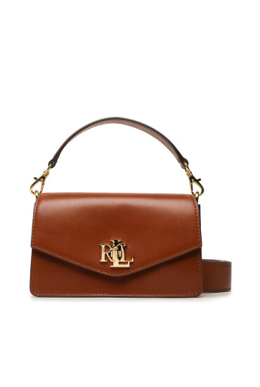 LAUREN RALPH LAUREN Дамска чанта Tayler 19 431876437002 Кафяв - Mera.bg