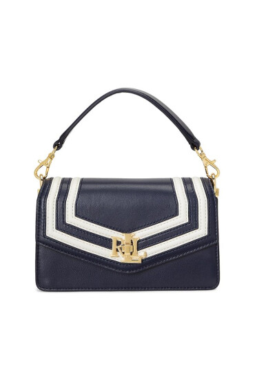 Lauren Ralph Lauren Дамска чанта Tayler 19 431904125003 French Navy/Vanilla - Mera.bg