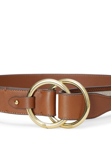 Lauren Ralph Lauren Дамски колан Bend Back 37 412904516001 Natural/Lauren Tan - Mera.bg