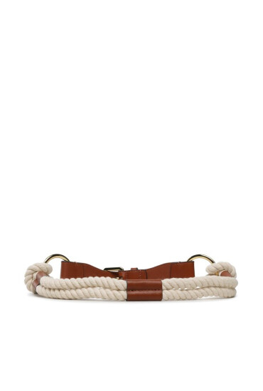 Lauren Ralph Lauren Дамски колан Nw Rope Blt 412885944001 Natural/Lauren Tan - Mera.bg