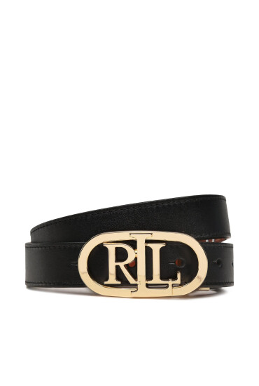 LAUREN RALPH LAUREN Дамски колан Oval Rev 25 412883714003 Кафяв - Mera.bg