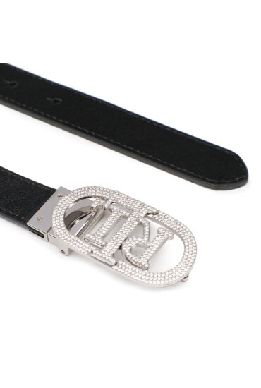 Lauren Ralph Lauren Дамски колан Oval Rev 25 412883817001 Black/Black - Mera.bg
