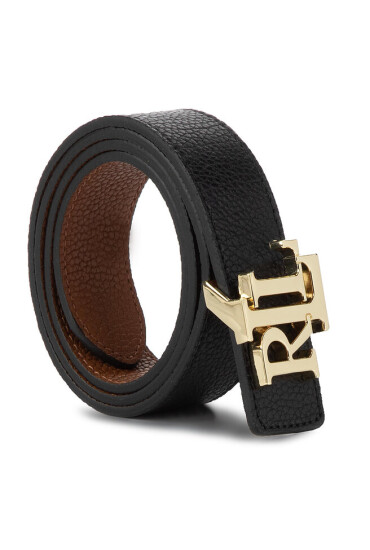Lauren Ralph Lauren Дамски колан Rev Lrl 30 Drc Med 412754803001 Medium Black/Lauren Tan - Mera.bg