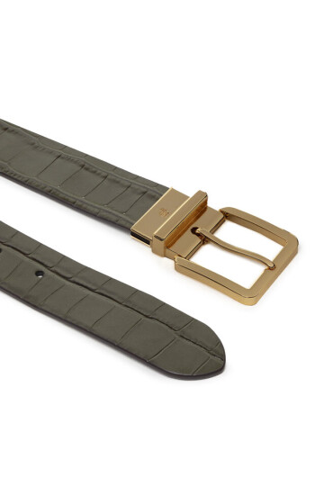 Lauren Ralph Lauren Дамски колан Square Revers 412872838002 Classic Olive - Mera.bg