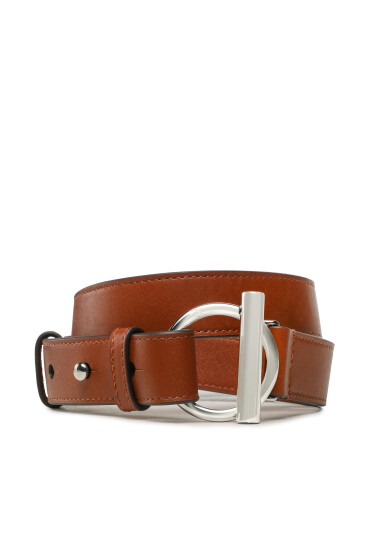 Lauren Ralph Lauren Дамски колан Toggle Ring 412897551001 Кафяв - Mera.bg