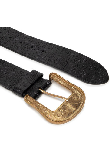 Lauren Ralph Lauren Дамски колан Western Tool 412873088002 Black - Mera.bg