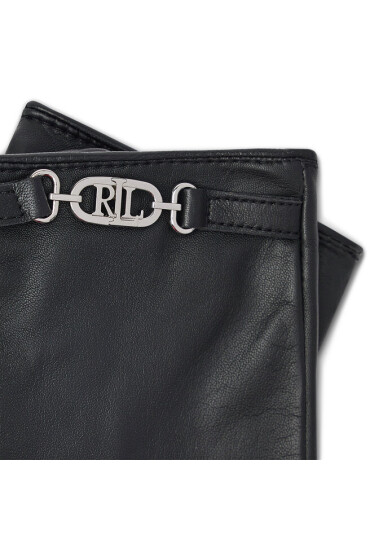 Lauren Ralph Lauren Дамски ръкавици 454896682001 Black - Mera.bg
