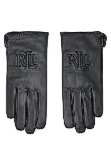 Lauren Ralph Lauren Дамски ръкавици 454896690001 Black - Mera.bg