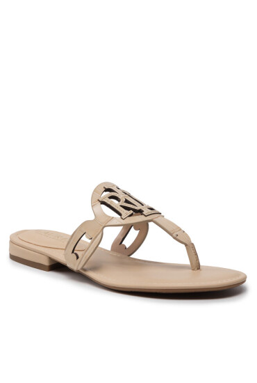 LAUREN RALPH LAUREN Джапанки Audrie 802824707009 Бежов - Mera.bg