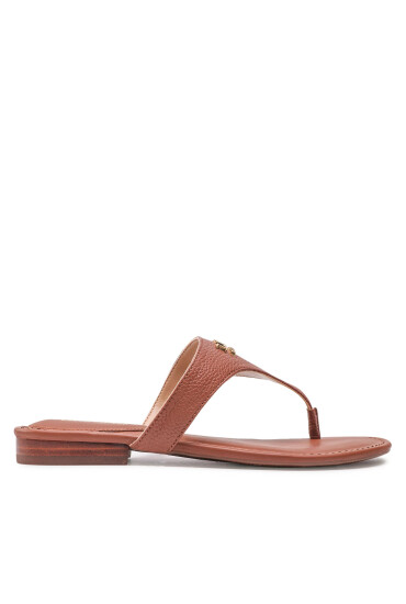 Lauren Ralph Lauren Джапанки Ellah 802860804002 Кафяв - Mera.bg
