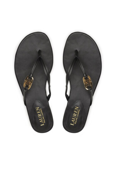LAUREN RALPH LAUREN Джапанки Emalia 802896830002 Черен - Mera.bg