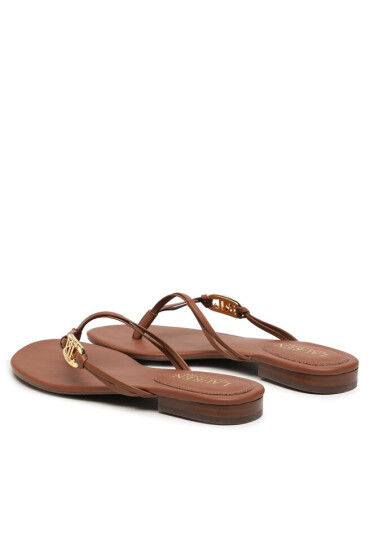 Lauren Ralph Lauren Джапанки Emalia 802896830003 Кафяв - Mera.bg