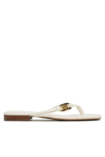 Lauren Ralph Lauren Джапанки Emalia 802896830004 Екрю - Mera.bg