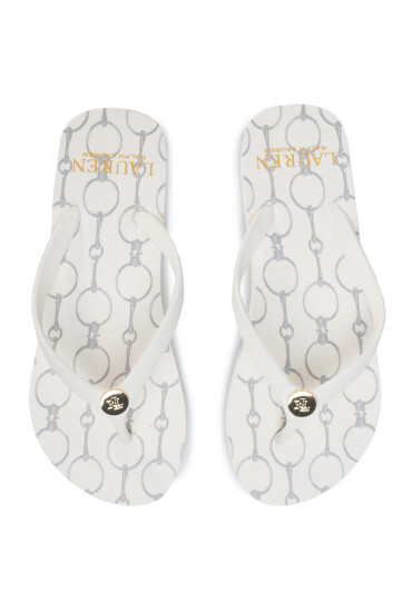 Lauren Ralph Lauren Джапанки Shawna 802797539002 Cream - Mera.bg