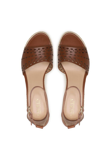 Lauren Ralph Lauren Еспадрили Haana 802896875001 Deep Saddle Tan - Mera.bg