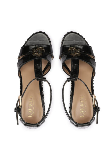LAUREN RALPH LAUREN Еспадрили Hale Ii 802901589006 Черен - Mera.bg