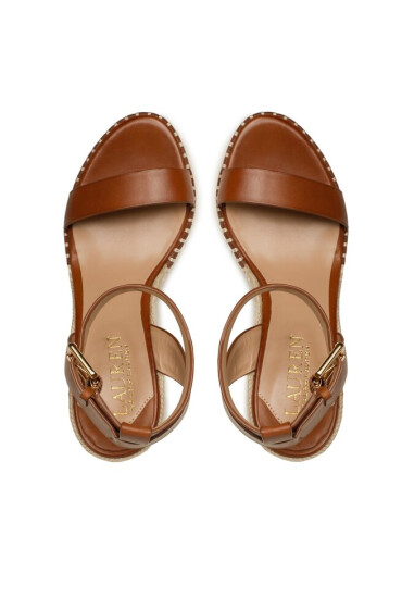Lauren Ralph Lauren Еспадрили Hilarie 802884124002 Polo Tan - Mera.bg