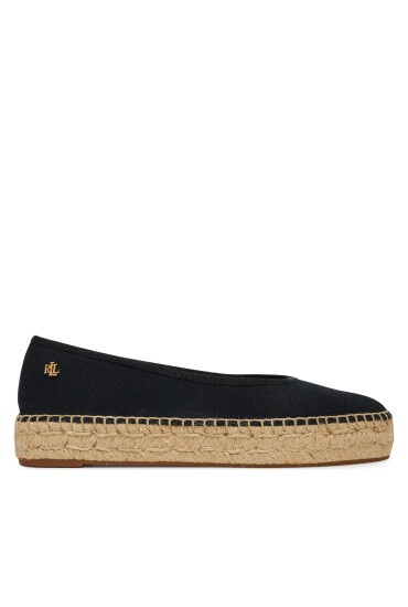 LAUREN RALPH LAUREN Еспадрили Luize 802959187001 Черен - Mera.bg