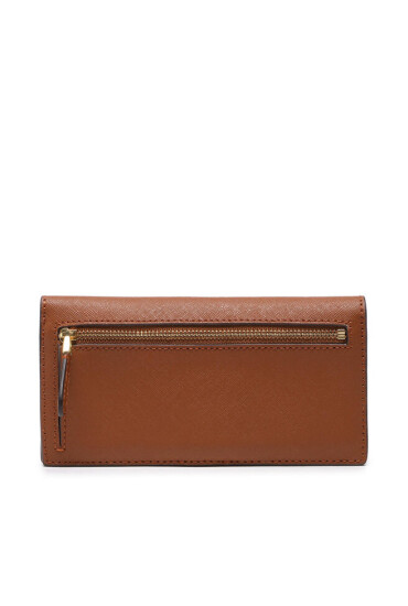 LAUREN RALPH LAUREN Голям дамски портфейл Slim Wallet 432802917010 Кафяв - Mera.bg