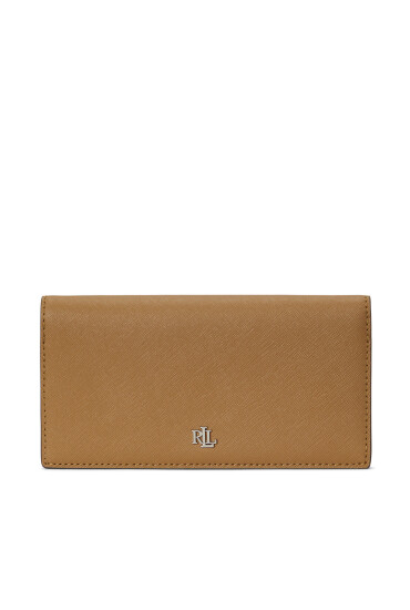 LAUREN RALPH LAUREN Голям дамски портфейл 432802917048 Кафяв - Mera.bg