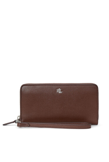 LAUREN RALPH LAUREN Голям дамски портфейл 432915357019 Кафяв - Mera.bg