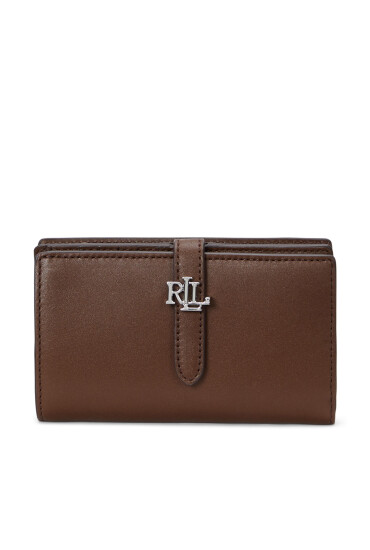 LAUREN RALPH LAUREN Голям дамски портфейл 432915358006 Кафяв - Mera.bg