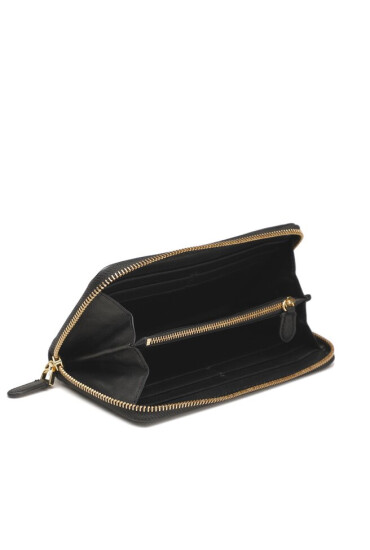 Lauren Ralph Lauren Голям дамски портфейл Ovl Zip Cont 432872649002 Black - Mera.bg